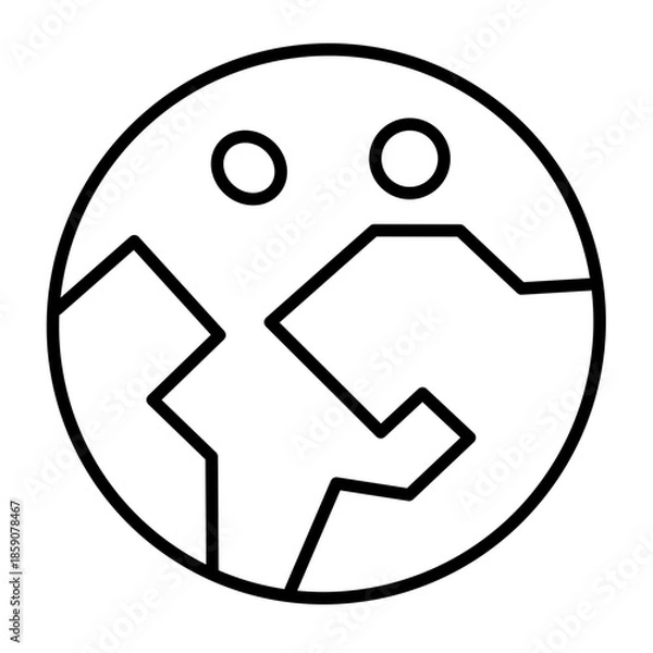 Obraz planet vector icon