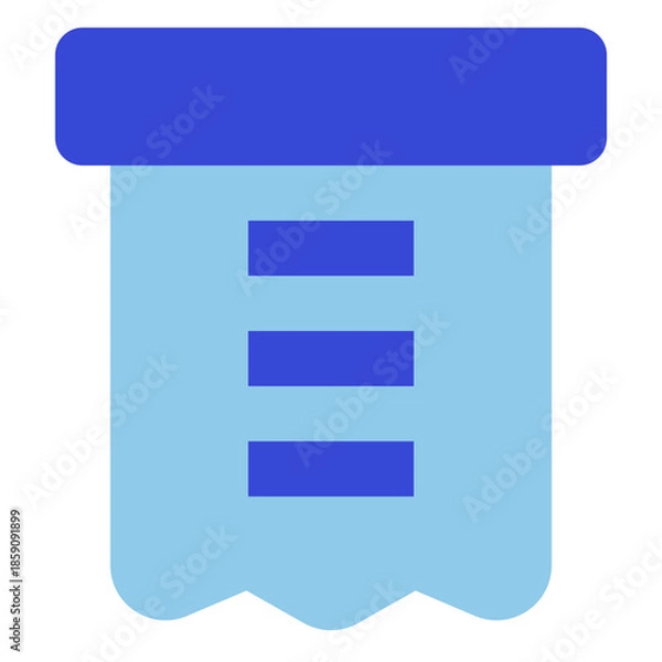 Obraz business bluetone icon set