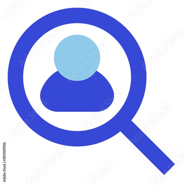 Obraz business bluetone icon set