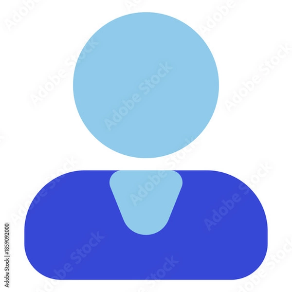 Obraz business bluetone icon set