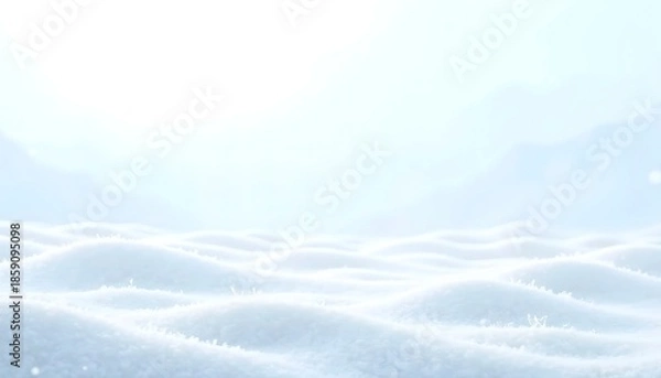 Obraz Snow Texture Horizontal  Clean 4K Winter Background