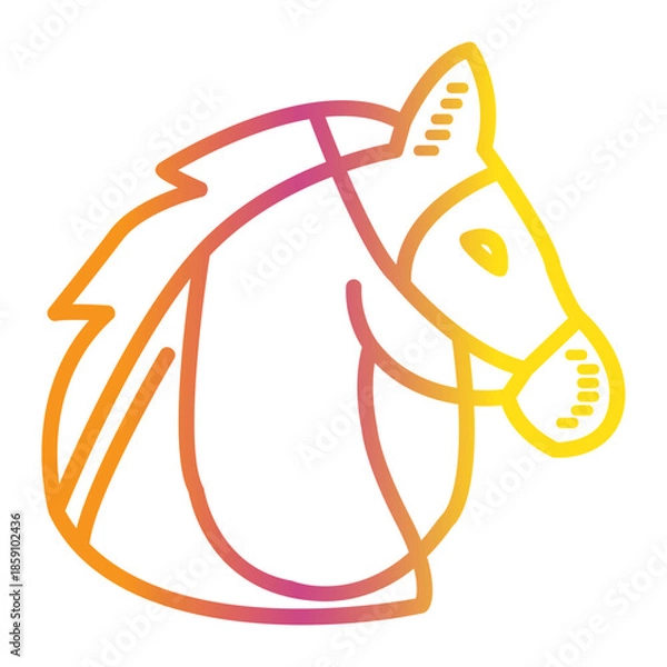 Obraz horse icon