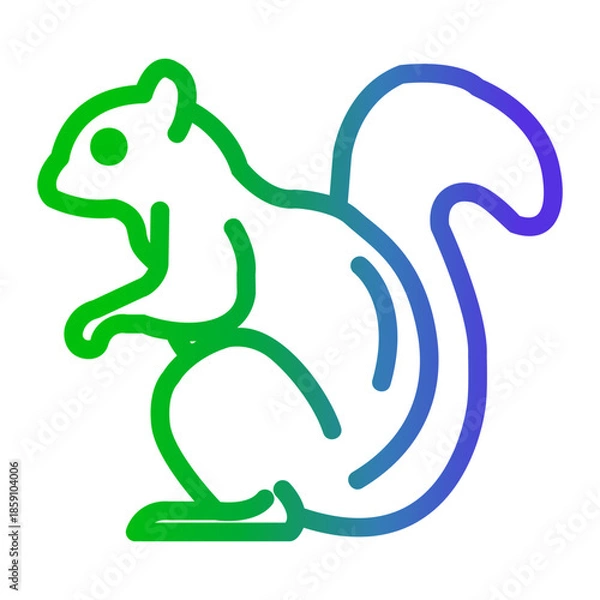 Obraz squirrel icon