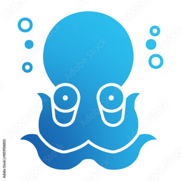 Obraz octopus icon