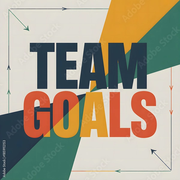 Obraz team goals