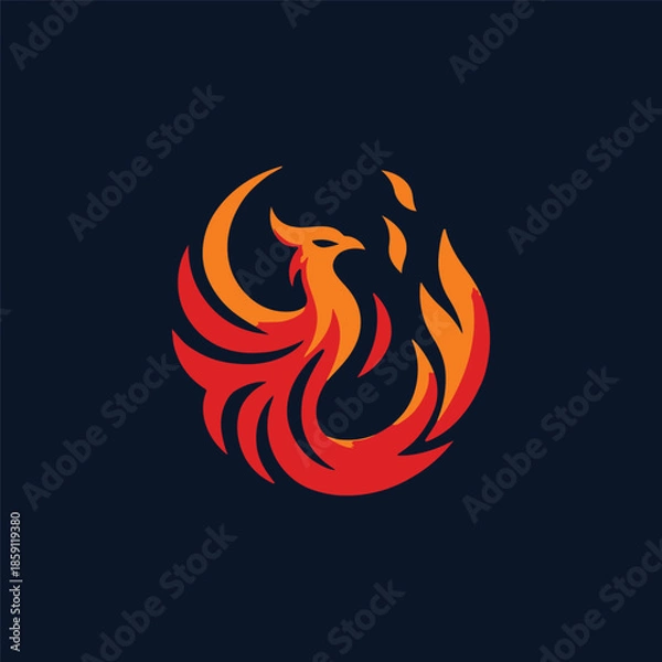 Obraz Phoenix Fire Logo