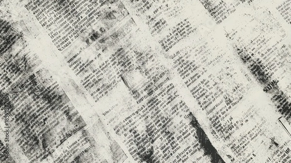Obraz 古新聞のテクスチャ背景