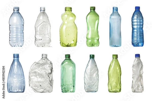 Obraz Collection of Empty Plastic Bottles