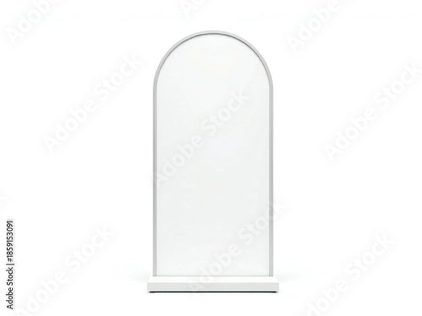 Fototapeta Modern arched floor lamp