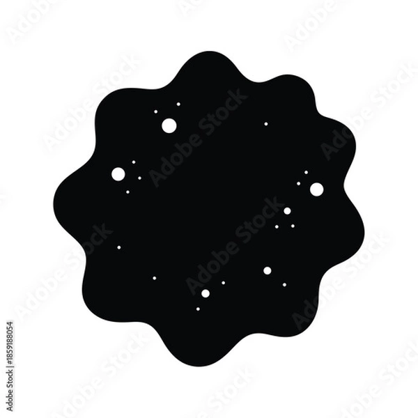 Obraz Soft Glowing Blob Background