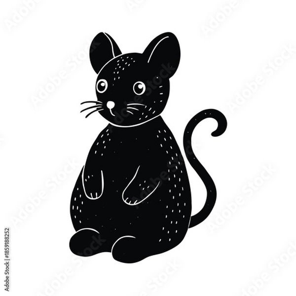 Obraz Soft Plush Mouse Toy Illustration