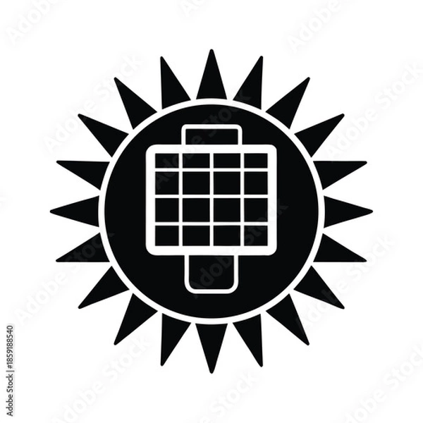 Obraz Solar Energy Smart Technology Icon
