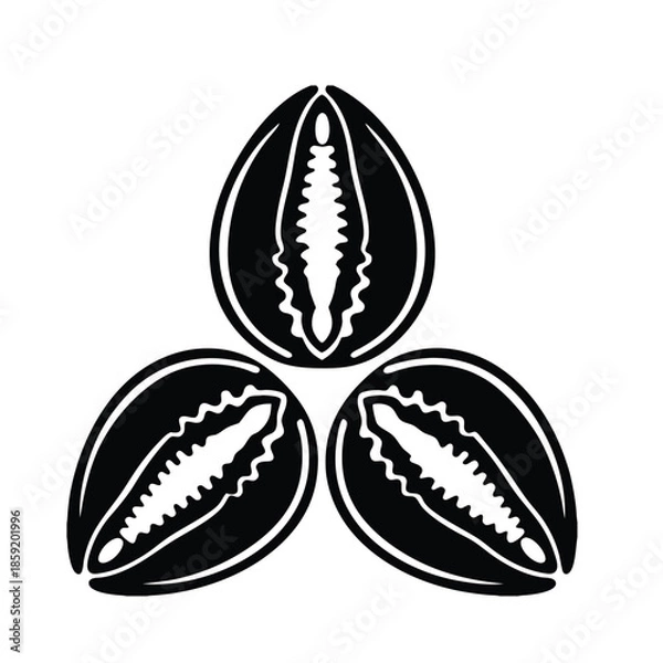 Obraz Abstract Organic Pod Motif Vector Design