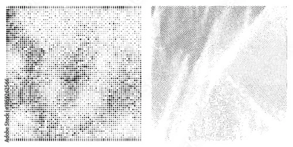 Obraz Abstract halftone dot composition
