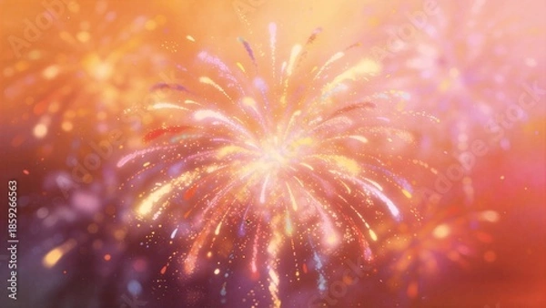 Obraz Epic Firework Display in the Sky