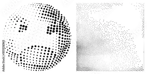 Obraz dot abstract shapes