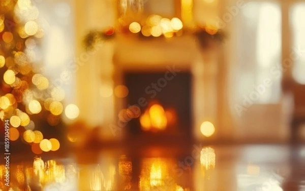 Obraz christmas tree lights