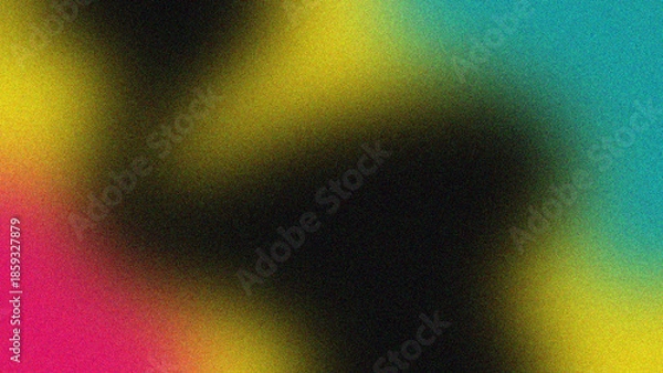 Obraz Vibrant Abstract Gradient Background Featuring Smooth Blur And Grain Texture