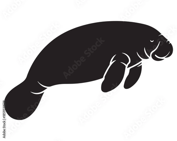 Fototapeta Manatee 10.eps