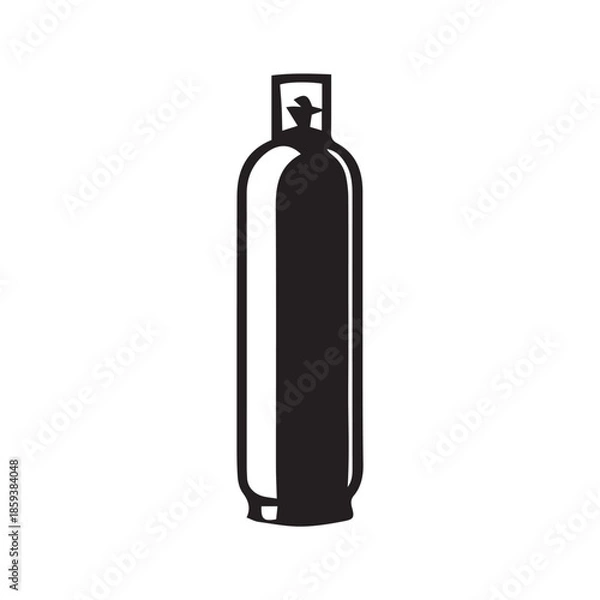 Obraz vector gas cylinder on white background