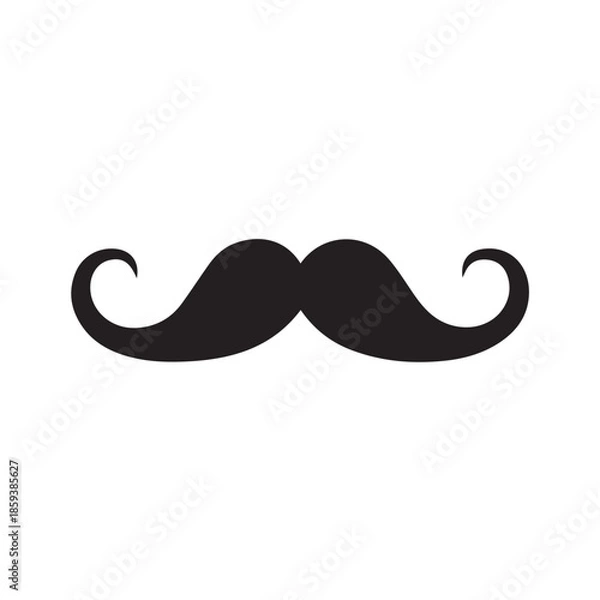 Obraz mustache vector illustration