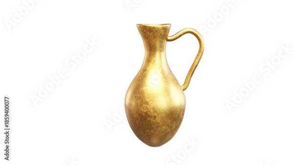 Obraz antique brass jug 3d rendering