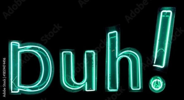 Obraz Duh! neon lights