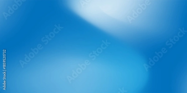 Obraz Light blue gradient background. Minimalist design using presentation brochure poster