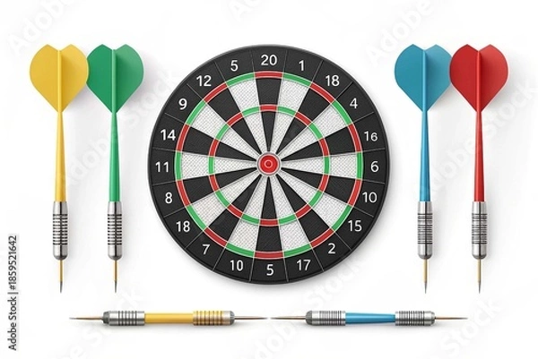 Obraz Classic dart board target Nice