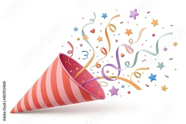 Obraz 3d party popper Nice