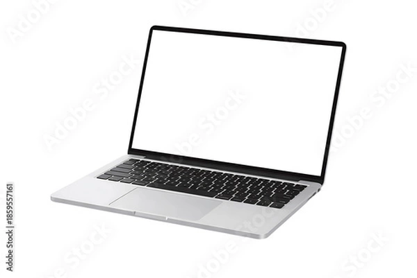 Obraz Laptop With Blank Screen Isolated