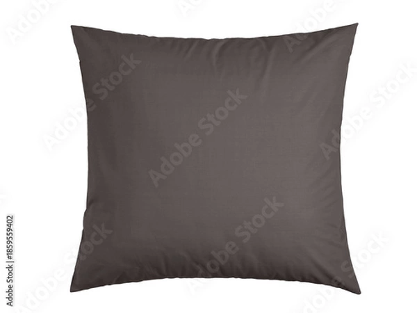 Obraz down pillow with cotton cover, isolate on a white background