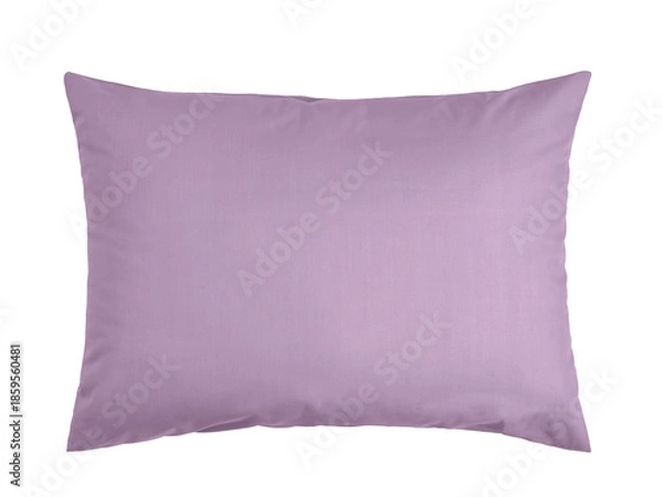 Obraz down pillow with cotton cover, isolate on a white background