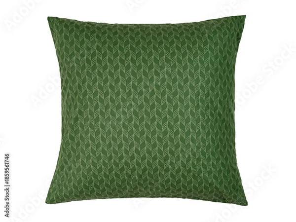 Obraz down pillow with cotton cover, isolate on a white background