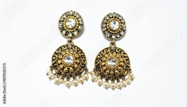 Obraz Artificial gold jwellery