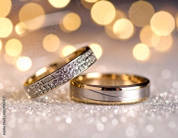 Obraz Artificial gold jwellery