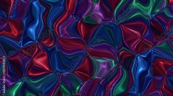 Obraz Vibrant Abstract Fabric Texture Pattern.