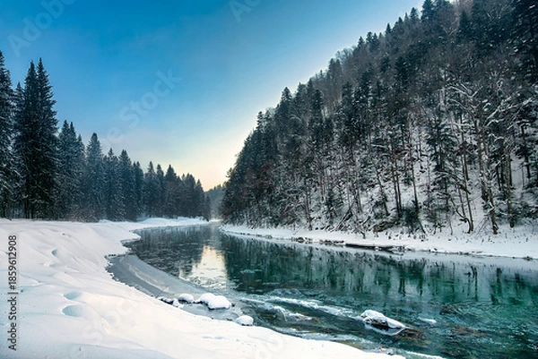 Obraz winter in the mountains