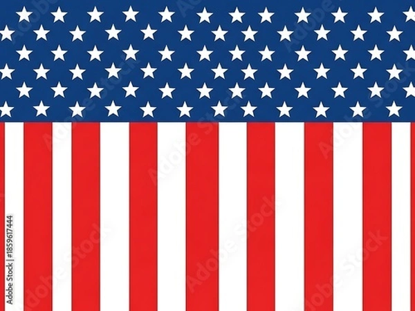Obraz American Flag Patriotic Background