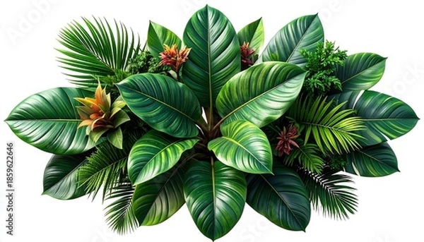 Obraz Tropical foliage arrangement
