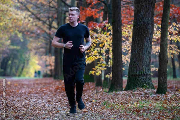 Obraz Running in the park.