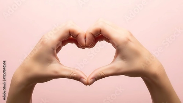 Obraz Hands Forming Heart Shape
