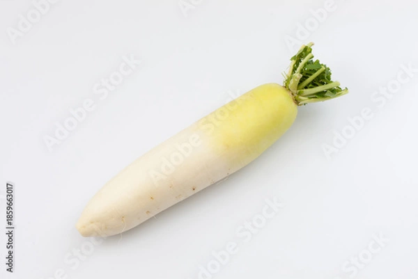 Fototapeta 大根 生野菜 白背景