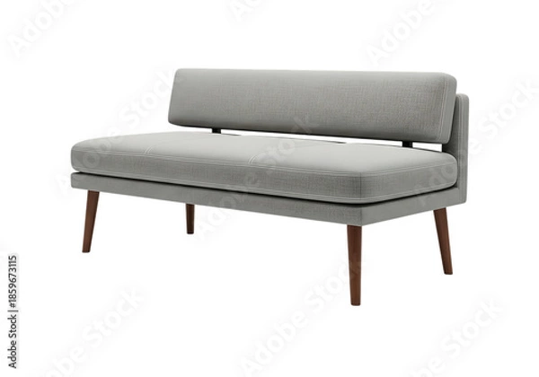 Obraz Modern sofa bench isolated on transparent background