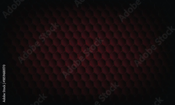 Fototapeta Red and black geometric pattern