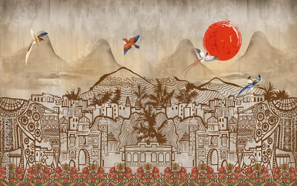 Obraz graffiti on the wall