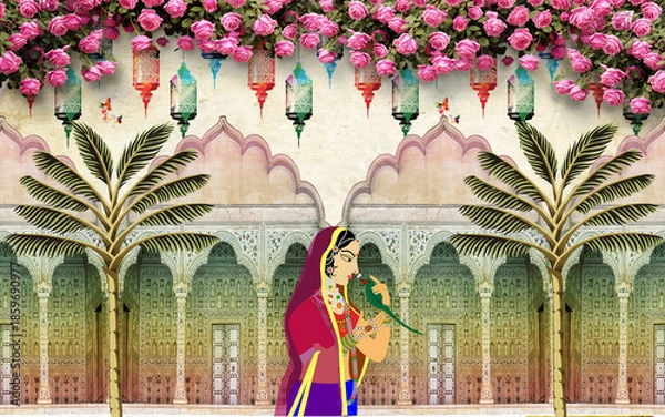 Obraz woman in the park