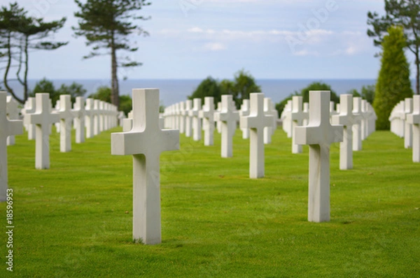 Obraz American cemetery in Normandy