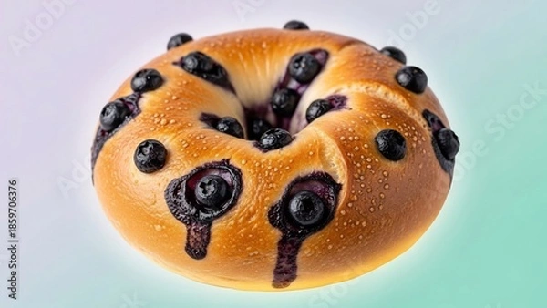 Fototapeta ブルーベリーベーグル