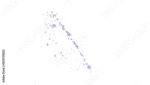 Obraz Soft Lavender Splatter Brush